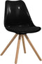 DAKOTA - Eetkamerstoel - Zwart - Synthetisch materiaal