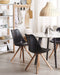 DAKOTA - Eetkamerstoel - Zwart - Synthetisch materiaal