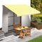 Dakota Fields Luifeldoek - Intrekbaar - Polyester - 250 x 350 cm - Oranje met Wit