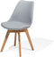 DAKOTA II - Eetkamerstoel - Grijs - Synthetisch materiaal