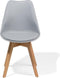 DAKOTA II - Eetkamerstoel - Grijs - Synthetisch materiaal