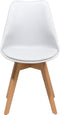 DAKOTA II - Eetkamerstoel - Wit - Synthetisch materiaal