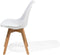 DAKOTA II - Eetkamerstoel - Wit - Synthetisch materiaal