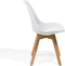 DAKOTA II - Eetkamerstoel - Wit - Synthetisch materiaal