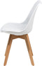 DAKOTA II - Eetkamerstoel - Wit - Synthetisch materiaal