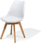DAKOTA II - Eetkamerstoel - Wit - Synthetisch materiaal