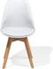 DAKOTA II - Eetkamerstoel - Wit - Synthetisch materiaal