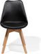DAKOTA II - Eetkamerstoel - Zwart - Synthetisch materiaal