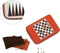 Dal Negro Reisspellen Set 28 X 24 Cm 5-delig Bruin/wit