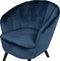 DALA - Fauteuil - Blauw - Fluweel