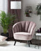 DALA - Fauteuil - Roze - Fluweel