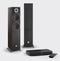 DALI OBERON 7 c + sound hub compact Donker walnoot