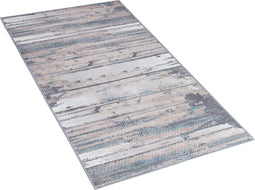 DALLICA - Laagpolig vloerkleed - Grijs - 80 x 150 cm - Polyester
