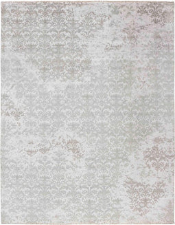 Damask AL-2H HB-104-B-14 Vloerkleed - 250x350 - Rechthoek - Laagpolig,Vintage Tapijt - Klassiek - Beige, Taupe