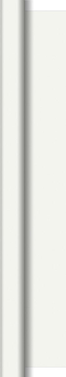 Damast tafelkleed papier ROL 118cmx8m wit