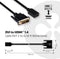 Club3D CAC-1211 - DVI-naar-HDMI Adapterkabel - UHD 3840 x 2160 bij 30 Hz - Zwart
