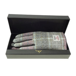 Dames Handschoenen Zacht roze Buchanan - Harris Tweed - Glen Appin of Scotland