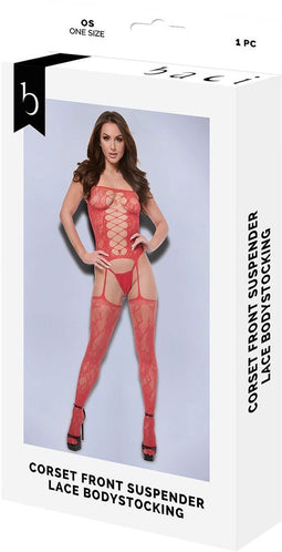 Dames jumpsuit Baci Lingerie Bodystocking (Één maat)