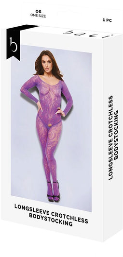 Dames jumpsuit Baci Lingerie Bodystocking (Één maat)