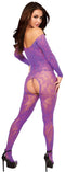 Dames jumpsuit Baci Lingerie Bodystocking (Één maat)