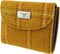 Dames Portemonnee Jura Mosterdgeel (English Mustard) - Harris Tweed - Glen Appin of Scotland