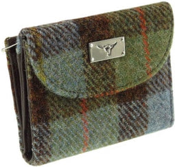 Dames Portemonnee Jura Tartan MacLeod - Harris Tweed - Glen Appin of Scotland