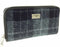 Dames Portemonnee Staffa Grijs Zwart Tartan - Harris Tweed - muntvak met rits - Glen Appin of Scotland