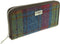 Dames Portemonnee Staffa Multi Colour - Harris Tweed - muntvak met rits - Glen Appin of Scotland