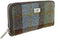 Dames Portemonnee Staffa Tartan MacLeod - Harris Tweed - Muntvak met rits - Glen Appin of Scotland