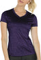 Dames sportshirt loopshirt V-hals ademend fitness yoga T-shirt gym bovenstuk korte mouwen