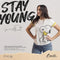 Dames-T-Shirt met Korte Mouwen Snoopy Wit