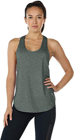 Dames Tanktop Sporttop Racerback Fitness Yoga Mouwloze Shirts, 2-Pack
