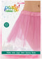 Dames verkleed rokje/tutu - tule stof met elastiek - lichtroze - one size model - van 4 tot 12 jaar