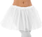 Dames verkleed rokje/tutu - tule stof met elastiek - wit - one size model - vanaf 16 jaar