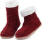 Damespantoffels met een Noorse look, Warme pantoffels - maat 37-39, fleece, zeer zacht en pluizig
