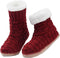 Damespantoffels met een Noorse look, Warme pantoffels - maat 37-39, fleece, zeer zacht en pluizig