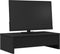 vidaXL - Monitorstandaard - met - lades - 50x27x15 - cm - bewerkt - hout - zwart