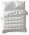 YELLOW Velvet Touch Dekbedovertrek - Eenpersoons - 140x200/220 cm - Optical White