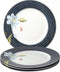 Laura Ashley Heritage Collectables Borden set van 4 - Ø 20cm - Midnight Candy Stripe