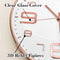 Outpicker Wanduhr - Wandklok - Stille niet-tikkende klok 30 cm - Wit Rose Goud 3D