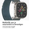imoshion Nylon Alpine bandje - Geschikt voor Apple Watch 1, 2, 3, 4, 5, 6, 7, 8, 9, 10, SE, Ultra (2) - 44/45/46/49 mm - Blauw - One Size