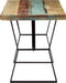 vidaXL - Eettafel - 120x60x76 - cm - massief - gerecycled - hout