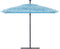 vidaXL - Parasol - met - stalen - paal - 290x290x238 - cm - blauw