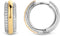 TI SENTO Dames Oorbellen - 925 zilver - Zirkonia met geel verguld - 7786ZY