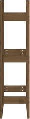 vidaXL - Haardhoutrek - 41x25x100 - cm - massief - grenenhout - honingbruin