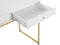 DAPHNE - Bureau - Wit/Goud - MDF