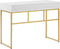 DAPHNE - Bureau - Wit/Goud - MDF