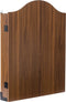 Dartkast bruin (incl. dartbord en 2 sets 18gr darts)