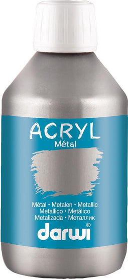 Darwi Metal effect acrylverf zilver