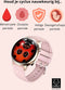 DARZ Ultra HD Pro Smartwatch - Smartwatch Dames - HD Touchscreen - Horloge - Stappenteller - Bloeddrukmeter - Saturatiemeter - Hartslag – Roze - iOS en Android